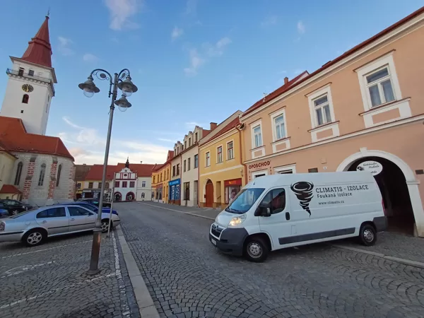 Foukaná izolace - Jemnice